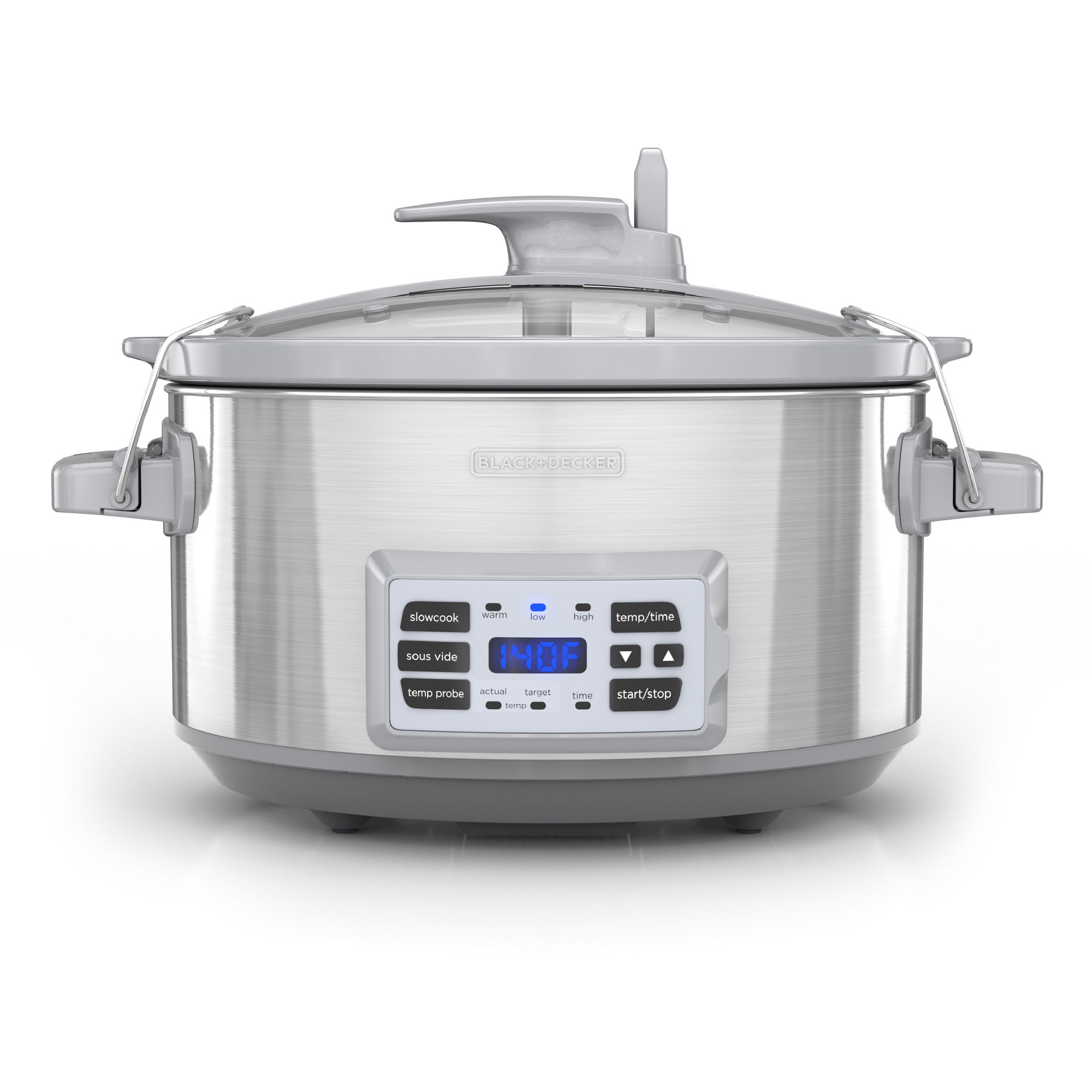 SCD7007SSD 7 Quart Digital Slow Cooker with Temperature Probe + Precision Sous Vide